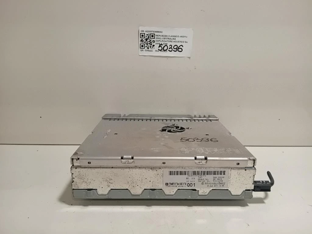 Centralina Amplificatore Acustico A2208703589002 Mercedes Classe E W211 2002