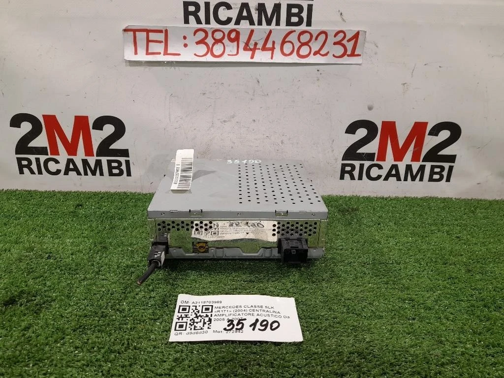 Centralina Amplificatore Acustico A2118703989 Mercedes Classe SLK R171 2004