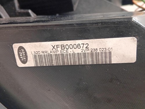 Fanale POST SX XFB500430 Land Rover Range Rover Sport I 2005
