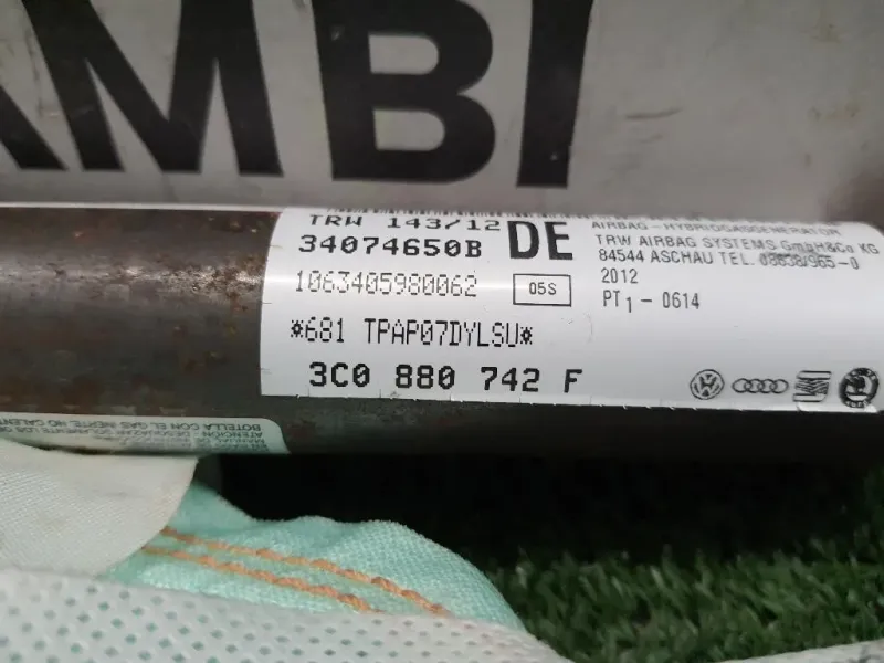 Air-bag A Tendina DX 3C0880742F Volkswagen Passat VI Variant 2011