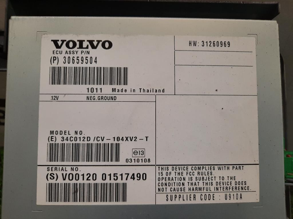 Air-bag A Tendina DX 30698624 Volvo S40 II 2004