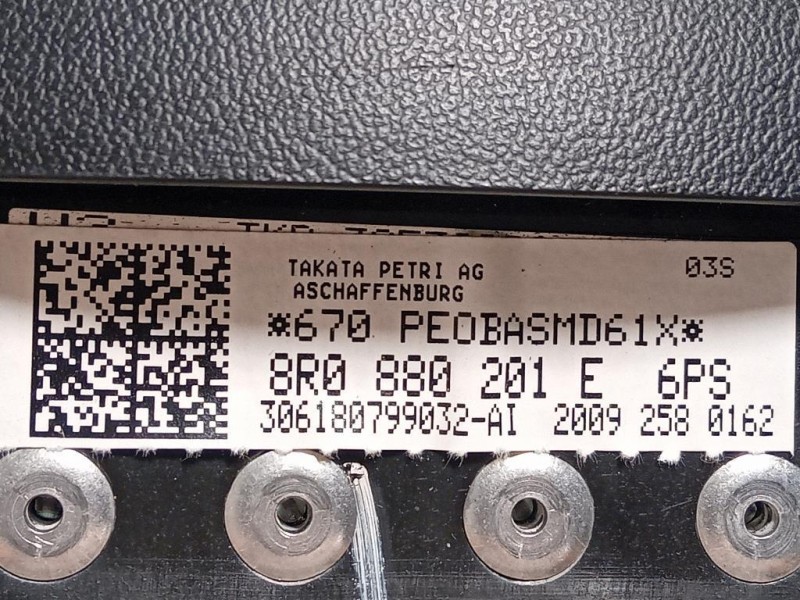 Air-bag Guidatore 8R0880201 Audi Q5 8RB 2009