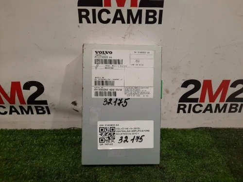 Centralina Amplificatore Acustico 31409622 AA Volvo V40 II 2012