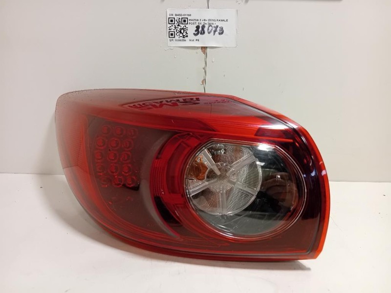 Fanale POST SX B45D-51160 Mazda 3 III 2016
