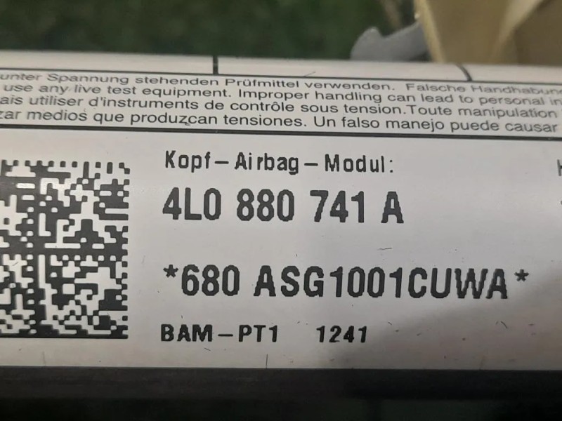 Air-bag A Tendina SX 4L0880741A Audi Q7 4LB 2009
