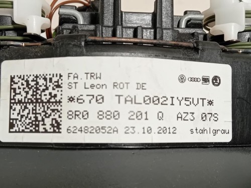 Air-bag Guidatore 8R0 880 201 Q Audi Q5 8RB 2012