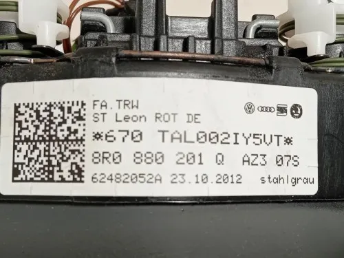 Air-bag Guidatore 8R0 880 201 Q Audi Q5 8RB 2012