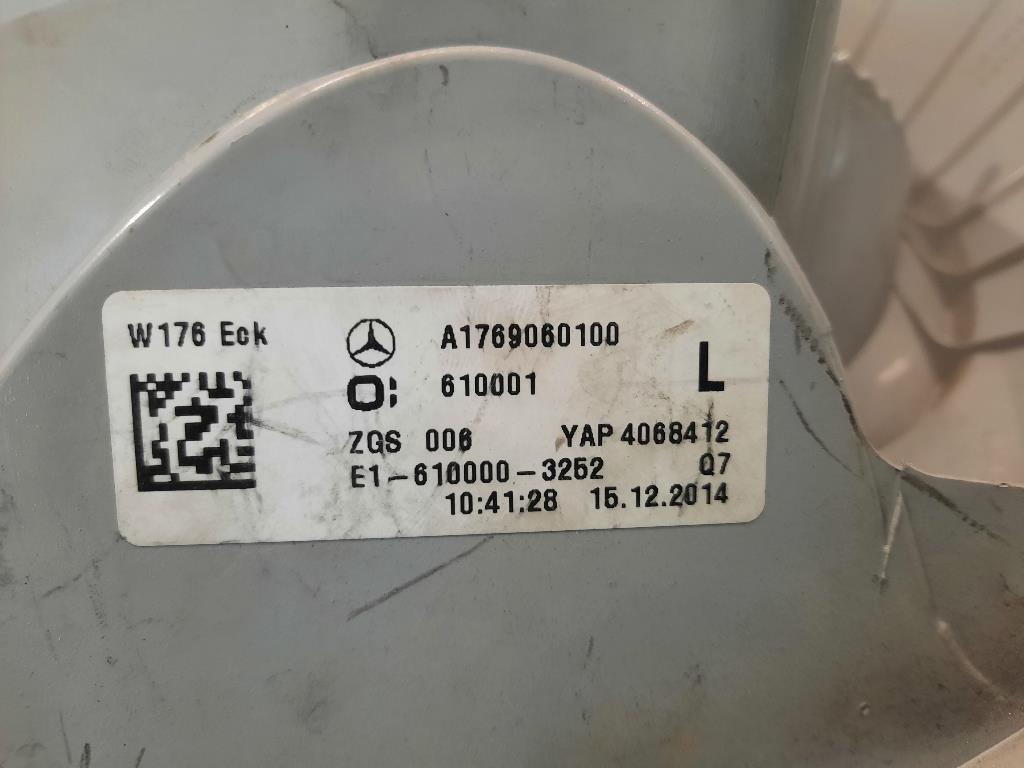 Fanale POST SX A1769060100 Mercedes Classe A W176 2013