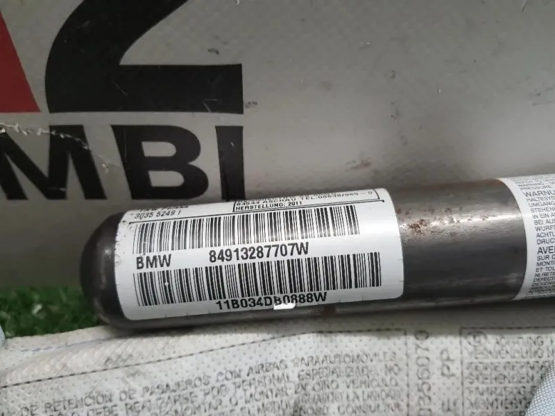 Air-bag A Tendina SX 72129132877 Bmw Serie 1 E87 Berlina 2005