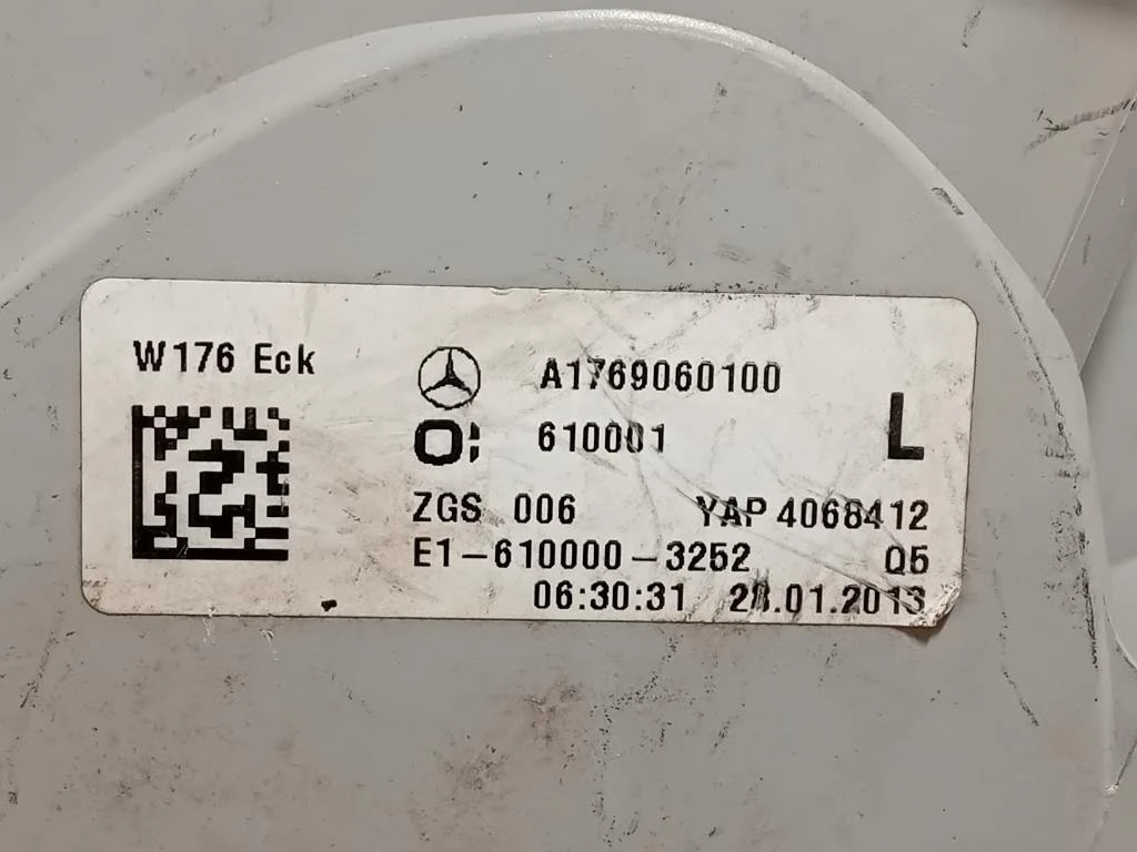 Fanale POST SX A1769060100 Mercedes Classe A W176 2013