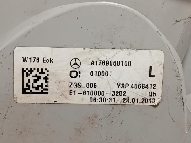 Fanale POST SX A1769060100 Mercedes Classe A W176 2013