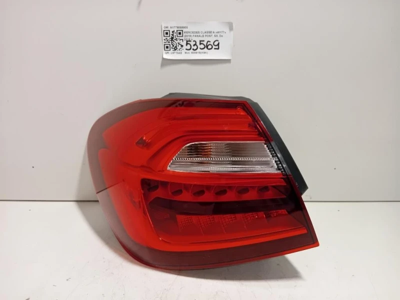 Fanale POST SX A1779068900 Mercedes Classe A W177 2018