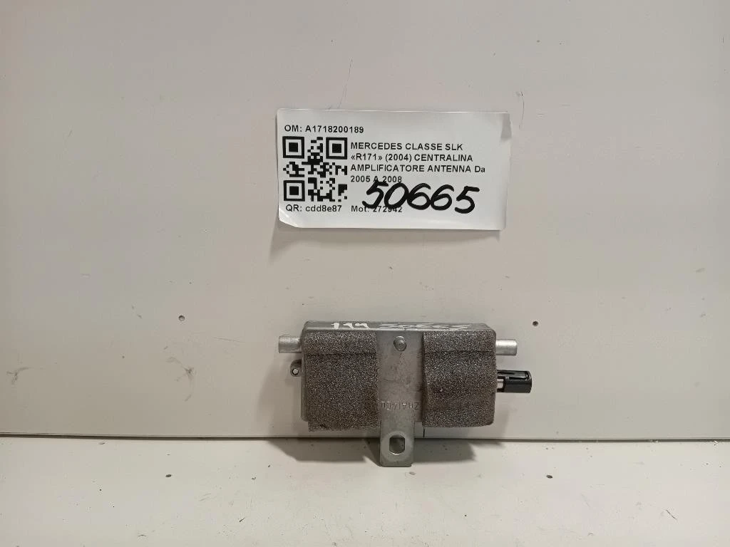 Centralina Amplificatore Antenna A1718200189 Mercedes Classe SLK R171 2004