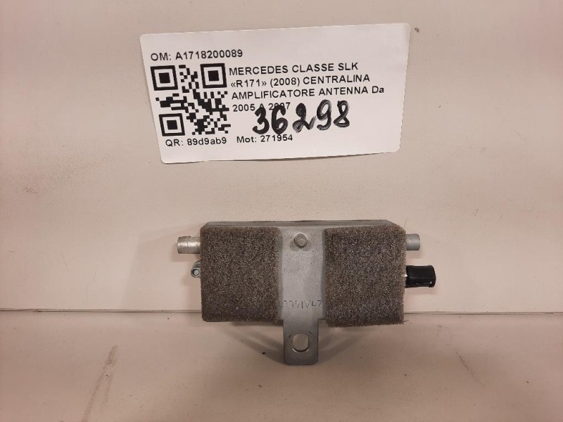 Centralina Amplificatore Antenna A1718200089 Mercedes Classe SLK R171 2008