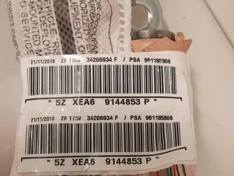 Air-bag A Tendina SX 34206934 F Citroen C3 III 2016