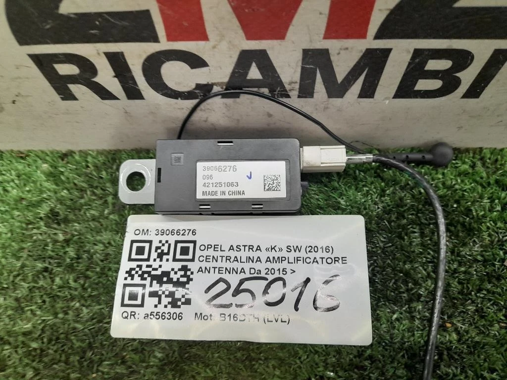 Centralina Amplificatore Antenna 39066276 Opel Astra K SW 2016