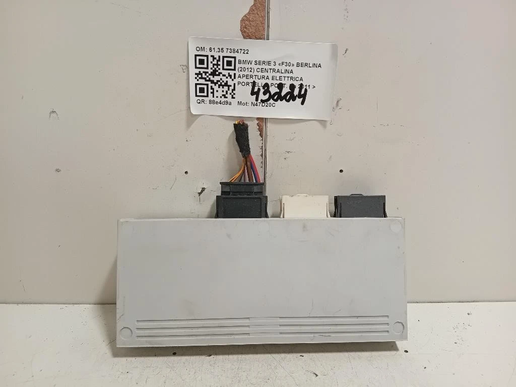 Centralina Apertura Elettrica Portello POST 6135 7384722 Bmw Serie 3 F30 Berlina 2012