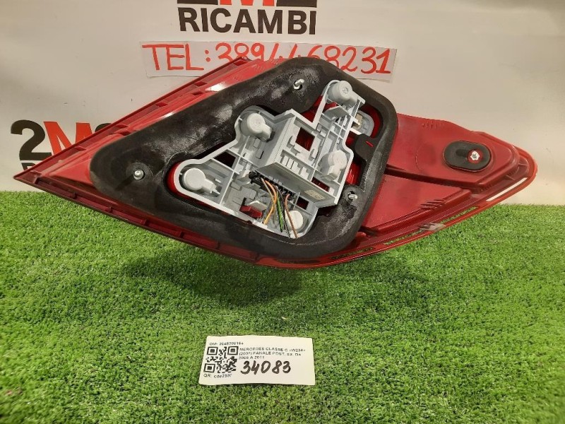 Fanale POST SX 2048200164 Mercedes Classe C W204 2007