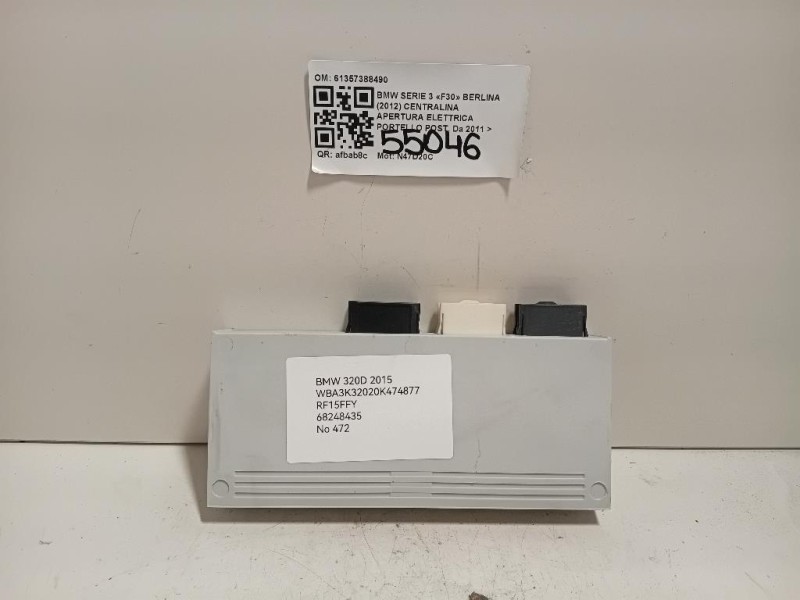 Centralina Apertura Elettrica Portello POST 61357388490 Bmw Serie 3 F30 Berlina 2012