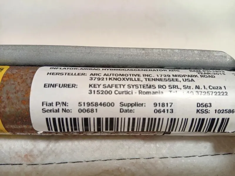 Air-bag A Tendina SX 519584600 Fiat 500L 2013