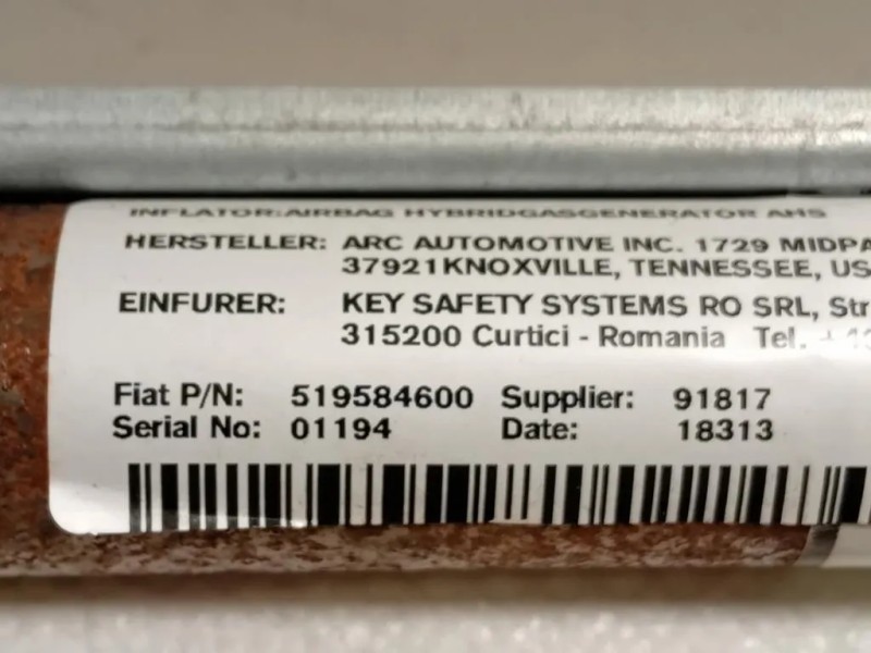 Air-bag A Tendina SX 519584600 Fiat 500L 2013