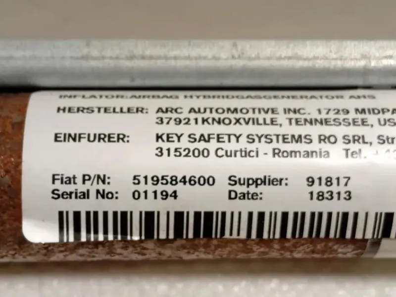 Air-bag A Tendina SX 519584600 Fiat 500L 2013