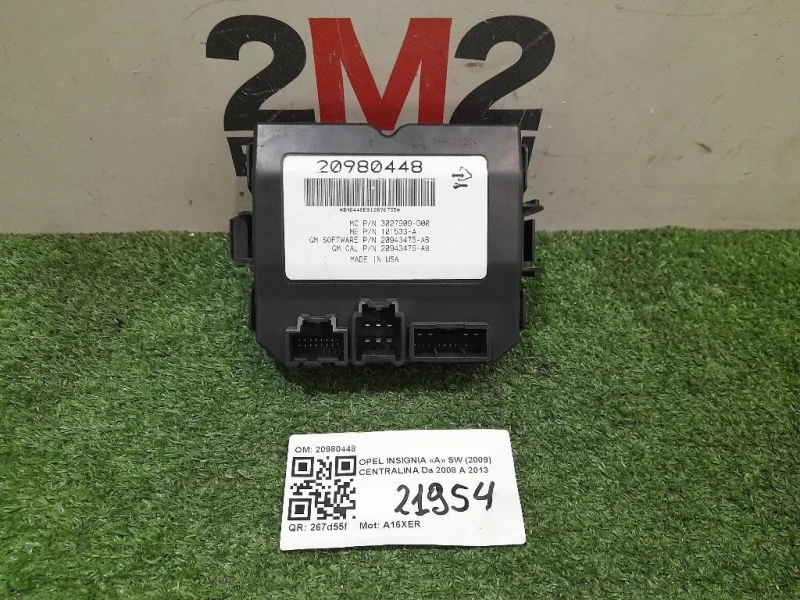 Centralina Apertura Elettrica Portello POST 20980448 Opel Insignia A SW 2009