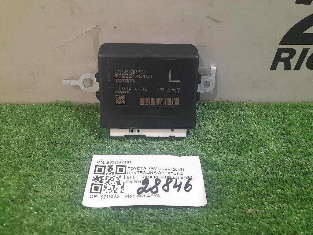 Centralina Apertura Elettrica Portello POST 8922242101 Toyota RAV 4 V 2018