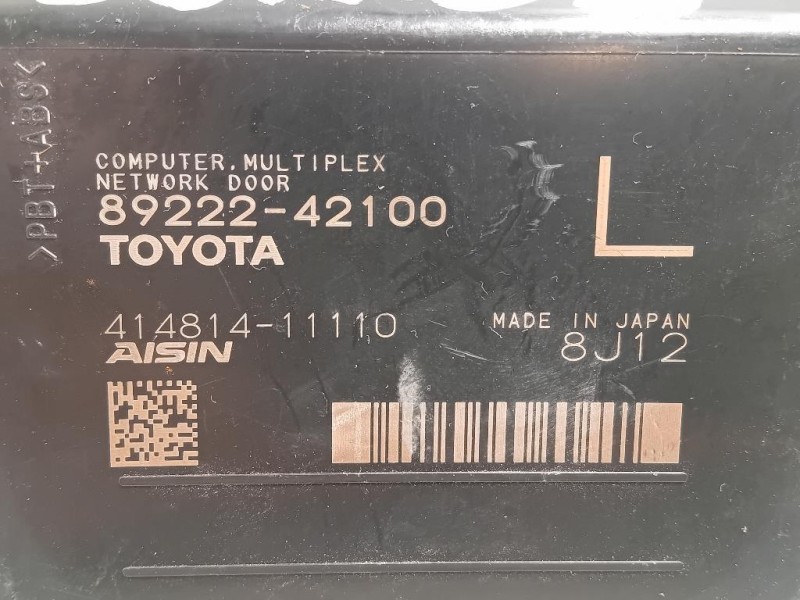 Centralina Apertura Elettrica Portello POST 8922242100 Toyota RAV 4 V 2018