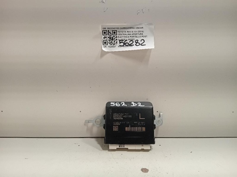 Centralina Apertura Elettrica Portello POST 8922242100 Toyota RAV 4 V 2018