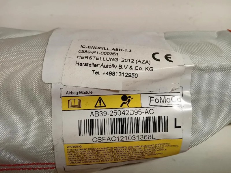 Air-bag A Tendina SX AB39-25042D95-AC Ford Ranger IV 2012