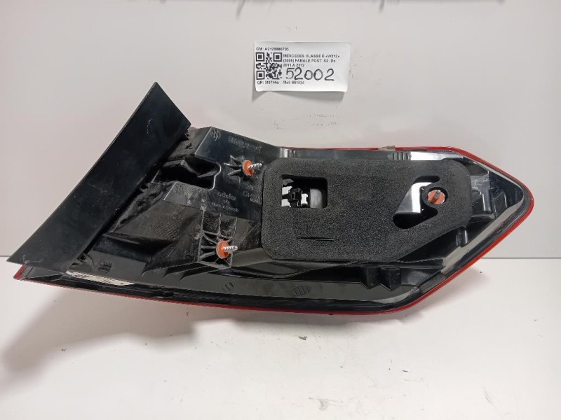 Fanale POST SX A2129060703 Mercedes Classe E W212 2009