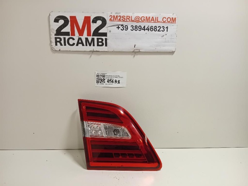 Fanale POST SX A1669068601 Mercedes Classe ML W166 2012