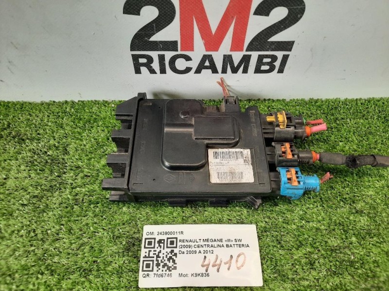 Centralina Batteria 243800011R Renault Mégane III SW 2009