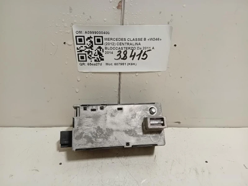 Centralina Bloccasterzo A0999000400 Mercedes Classe B W246 2012