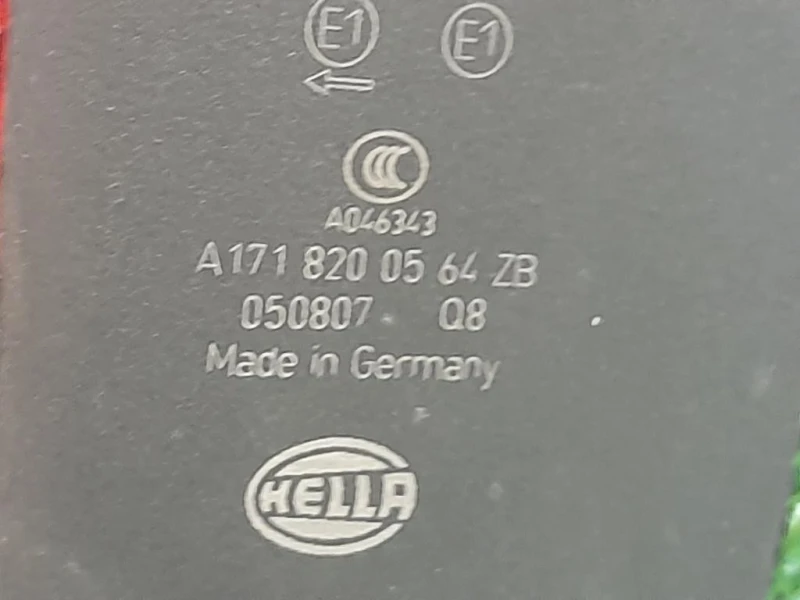 Fanale POST SX A1718200564 Mercedes Classe SLK R171 2008