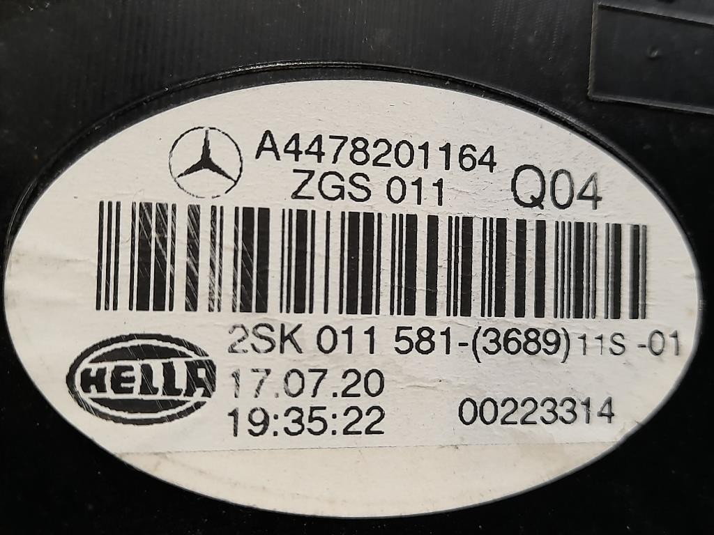 Fanale POST SX 2SK011581 Mercedes VITO W447 2014