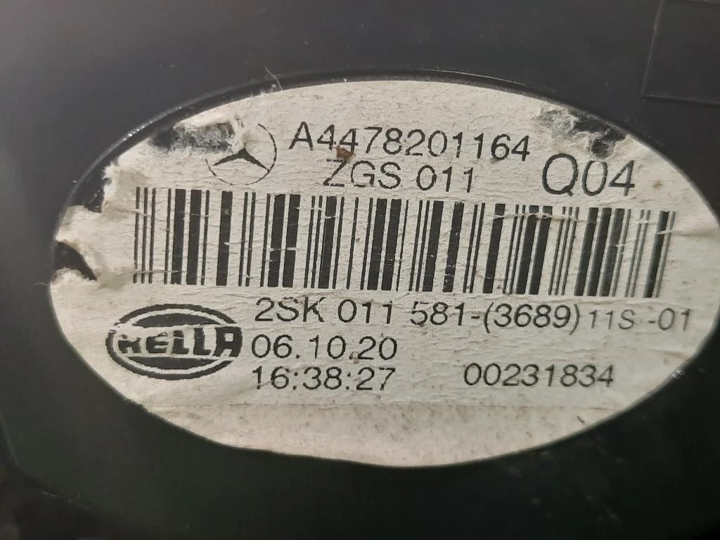 Fanale POST SX A4478201164 Mercedes VITO W447 2019