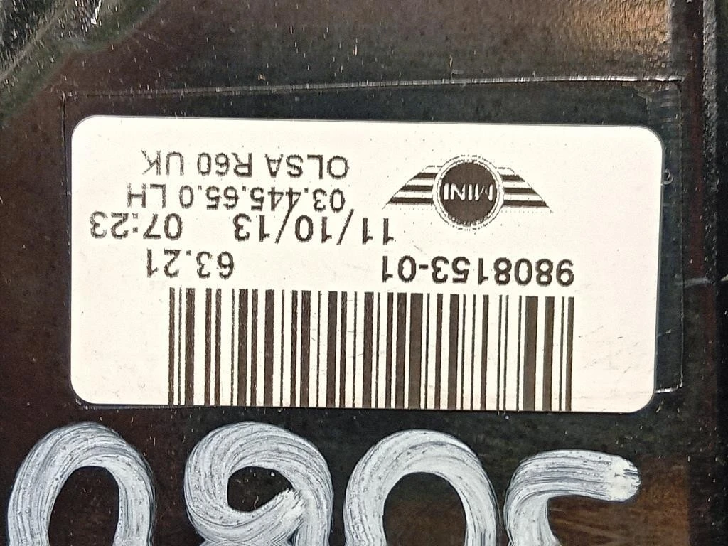 Fanale POST SX 980815301 Mini Countryman Cooper R60 2010