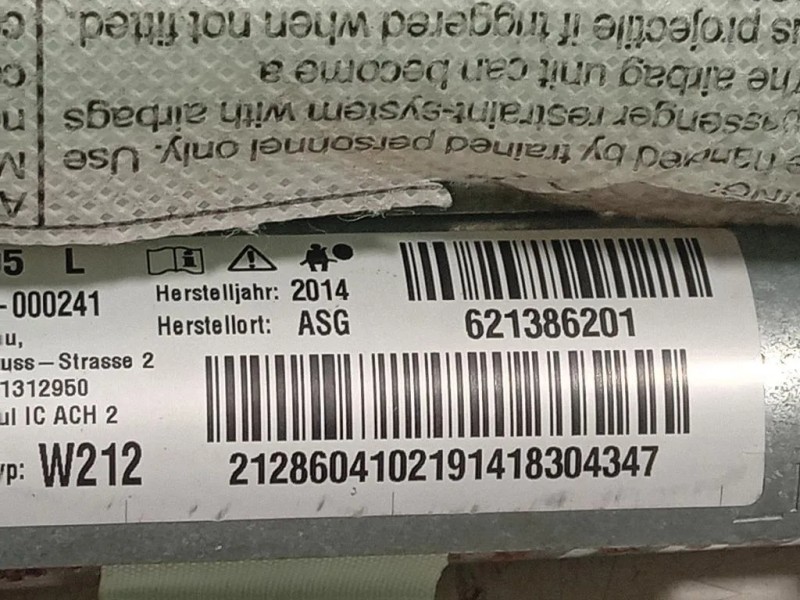 Air-bag A Tendina SX 621386201 Mercedes Classe E W212 2013