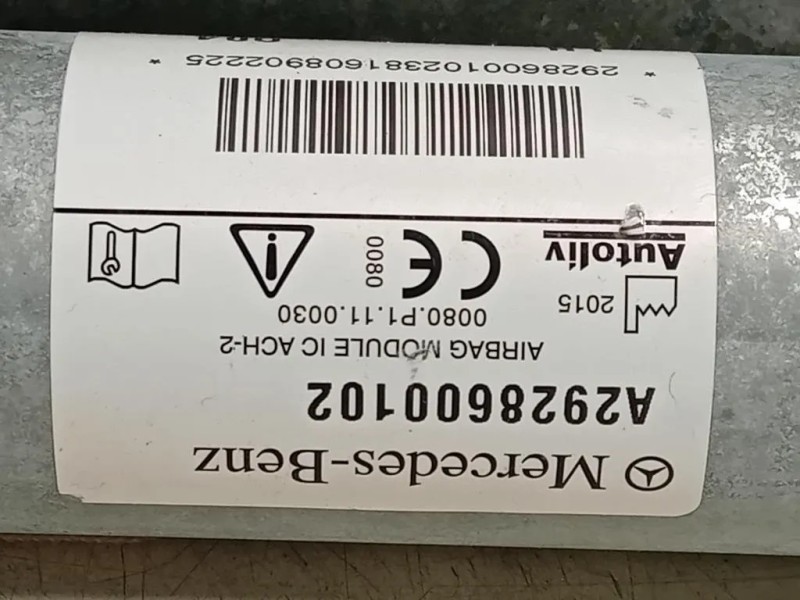 Air-bag A Tendina SX A2928600102 Mercedes Classe GLE W166 2015