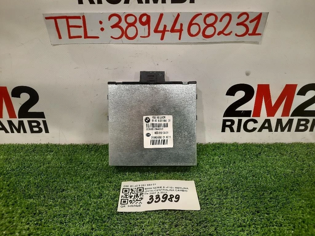 Centralina Cambio 61 42 9 251 984 01 Bmw Serie 5 F10 Berlina 2010