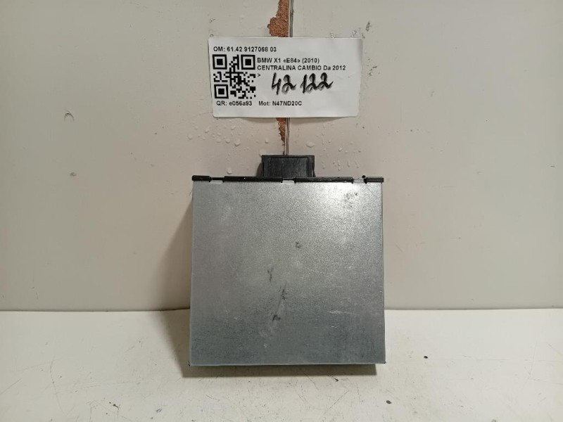 Centralina Cambio CONVERTITORE CENTRALINA 6142 9127068 03 Bmw X1 E84 2010