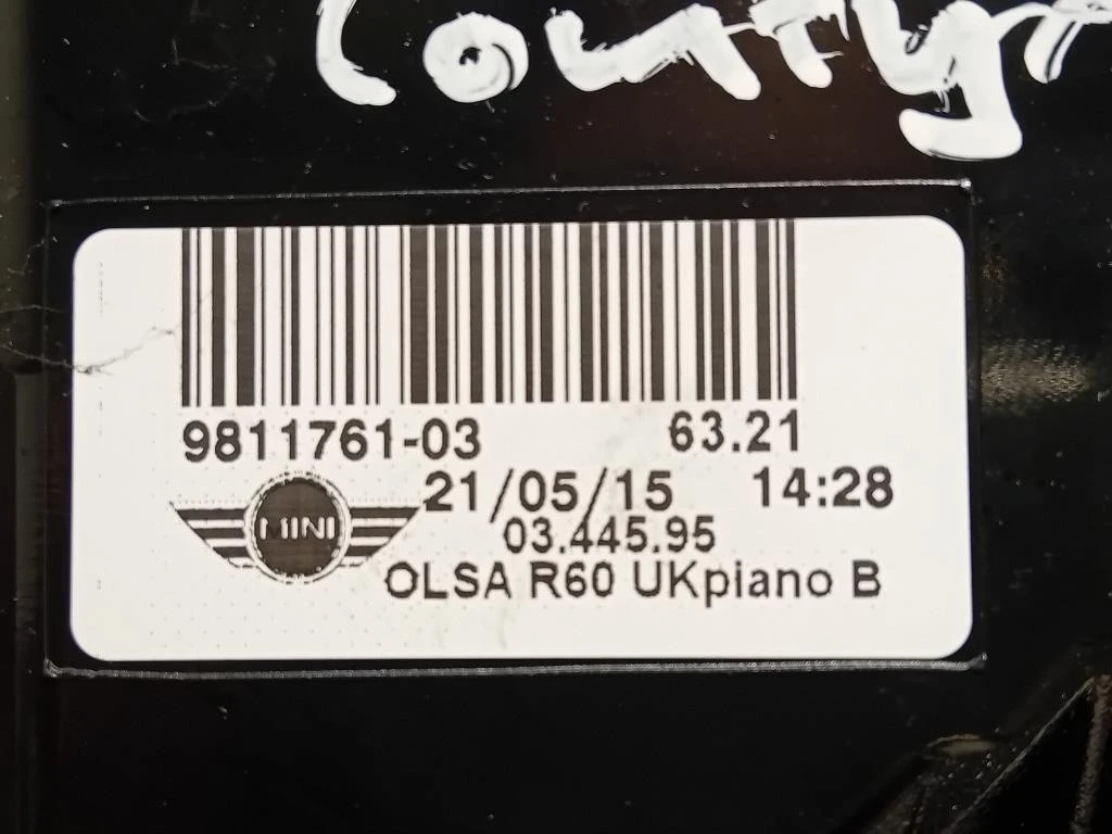 Fanale POST SX 9811761-03 Mini Countryman ONE R60 2014