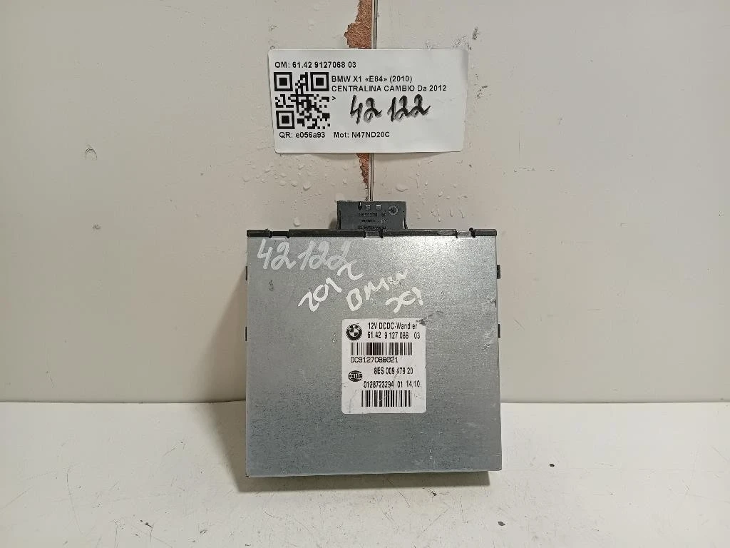 Centralina Cambio CONVERTITORE CENTRALINA 6142 9127068 03 Bmw X1 E84 2010