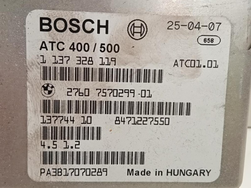 Centralina Cambio 1 137 328 119 2760757029901 CENTRALINA CAMBIO Bmw X3 E83 2004