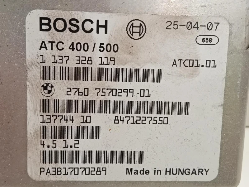 Centralina Cambio 1 137 328 119 2760757029901 CENTRALINA CAMBIO Bmw X3 E83 2004