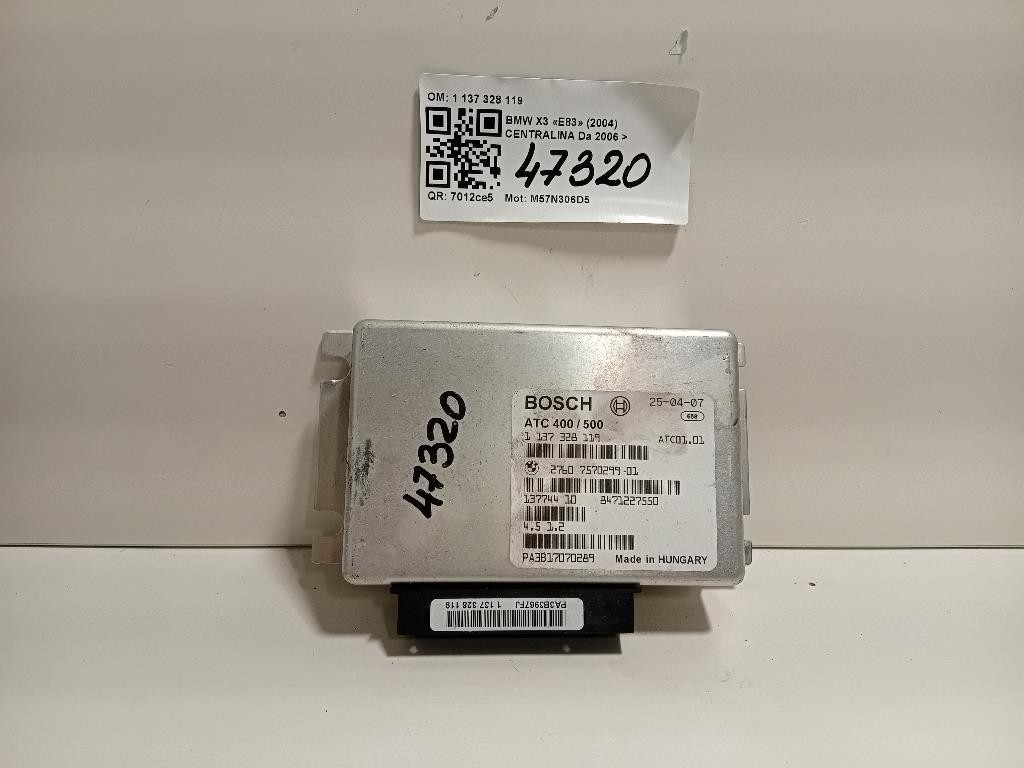 Centralina Cambio 1 137 328 119 2760757029901 CENTRALINA CAMBIO Bmw X3 E83 2004