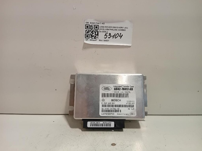 Centralina Cambio AH42-7H417-AD Land Rover Discovery IV 2010
