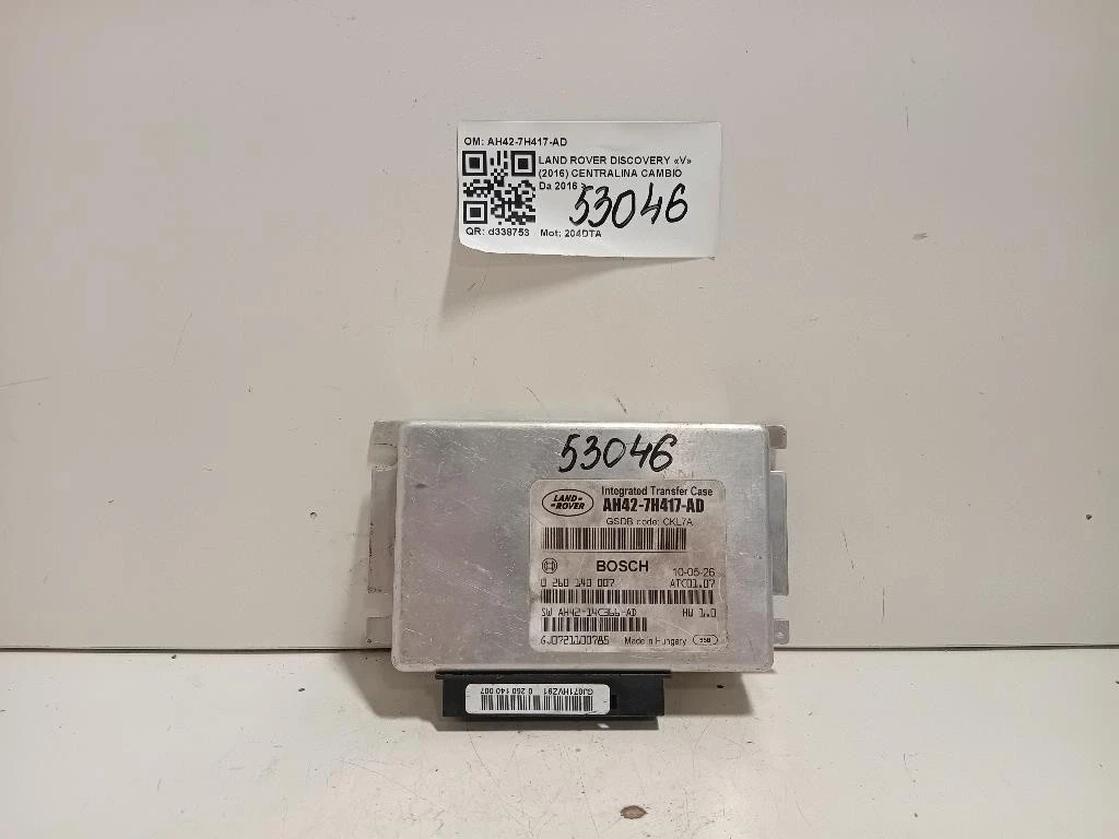 Centralina Cambio AH42-7H417-AD Land Rover Discovery V 2016